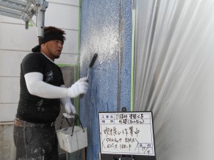 姫路市　雨漏り箇所を修繕して散水調査後に外壁塗装工事