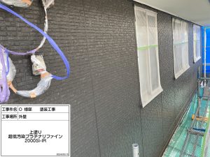 明石市　グレーとホワイトのツートン外壁塗装と屋根塗装でおしゃれな外観に！