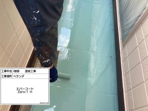 姫路　パナホームの外壁サイディング張替え・塗装　屋根換気塔の補修・塗装　ベランダ防水工事