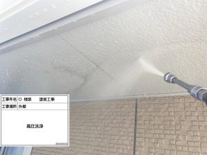 明石市　グレーとホワイトのツートン外壁塗装と屋根塗装でおしゃれな外観に！