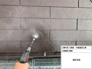 姫路市　外壁のコケ汚れを抑制してシックな雰囲気に大変身！グレー系の外壁屋根塗装