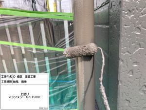 姫路市　外壁のコケ汚れを抑制してシックな雰囲気に大変身！グレー系の外壁屋根塗装